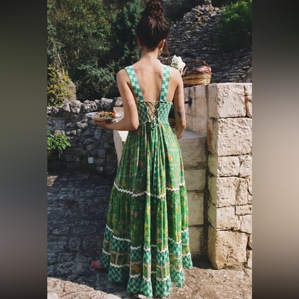 Spell & The Gypsy Flora Strappy Maxi Dress - Picture 6 of 11
